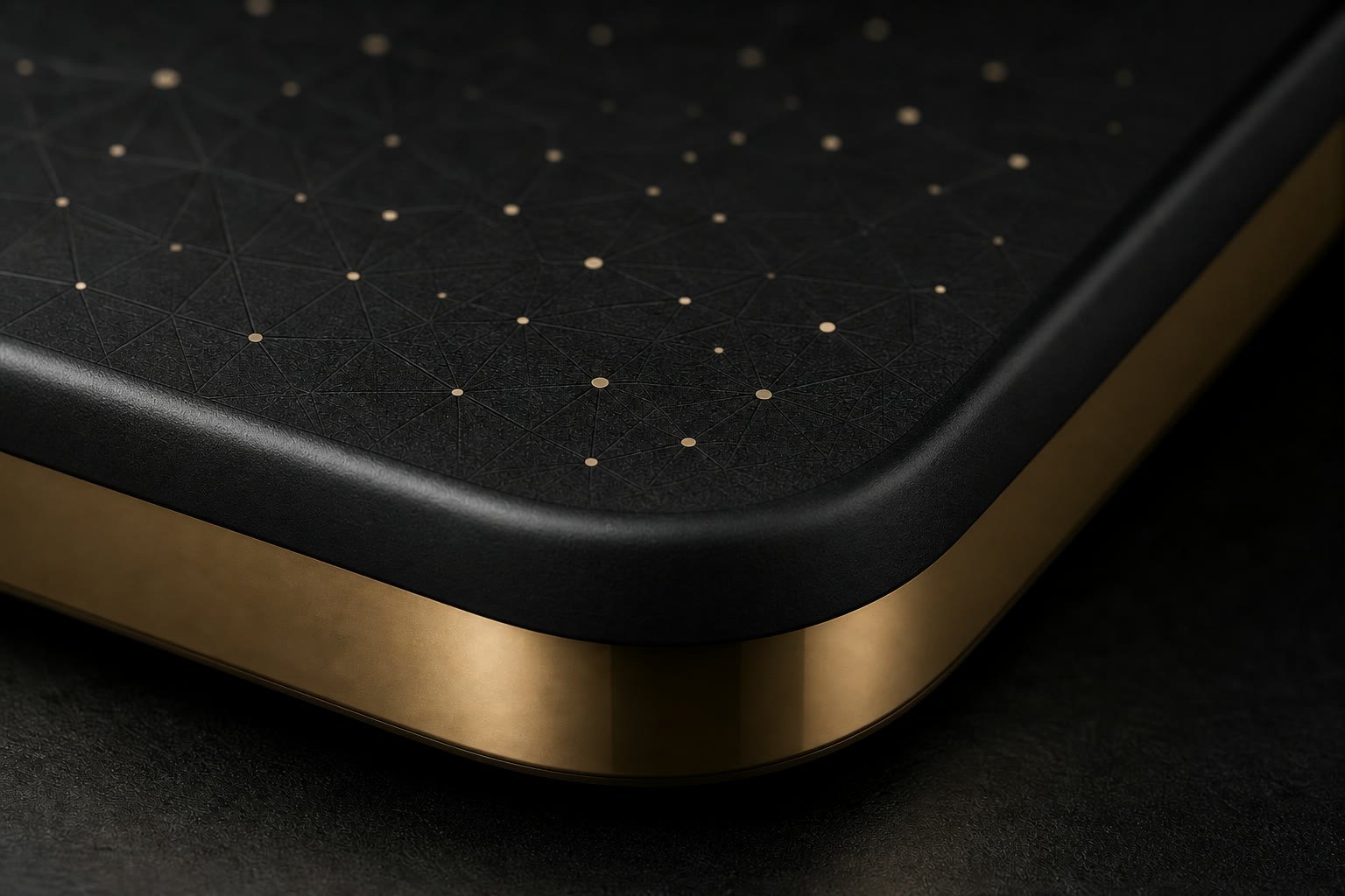 Close V4.3 design-intent study of the one-piece constellation cover rolling over the recessed personal cup