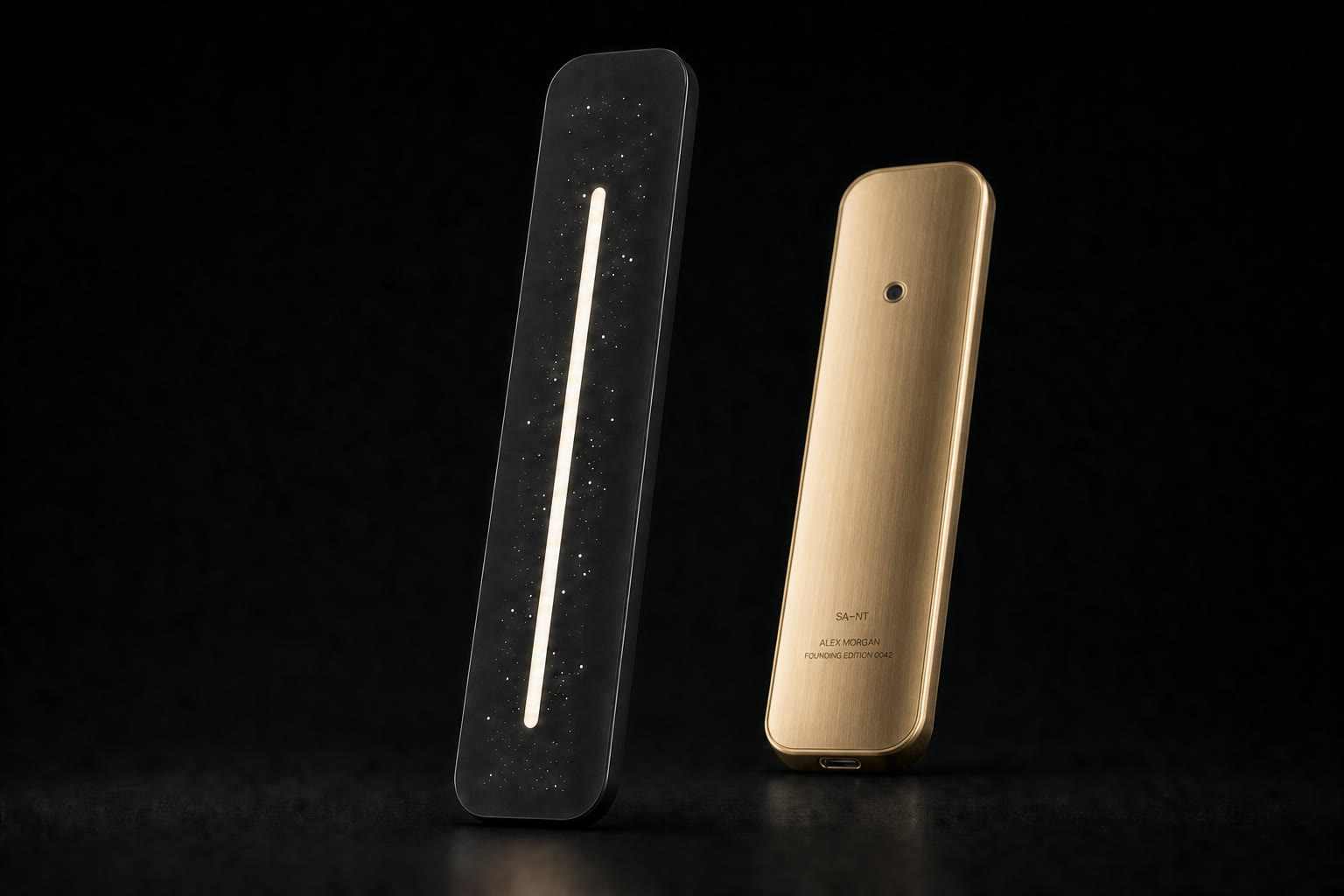 Brushed-brass V4.3 design-intent appearance study